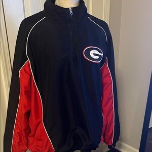 Black and Red Georgia  Pullover Jacket